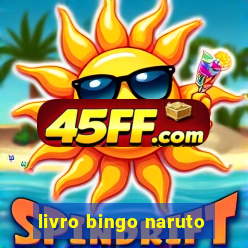 livro bingo naruto